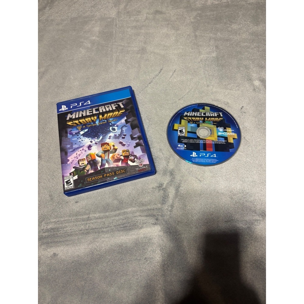 Minecraft Story Mode Season Pass Disc Sony PlayStation 4 PS4 Tested & Working